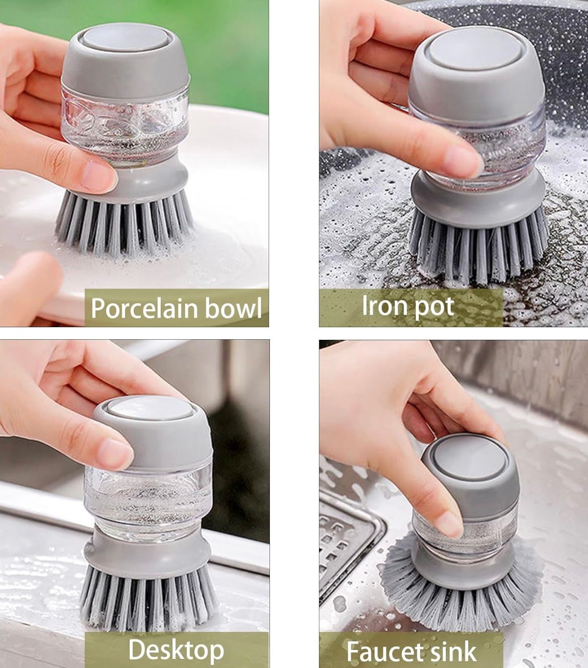 Soap Dispensing Brush