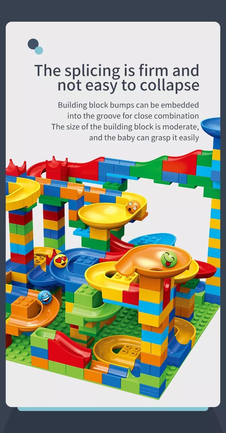 Marble Run Building Blocks Set