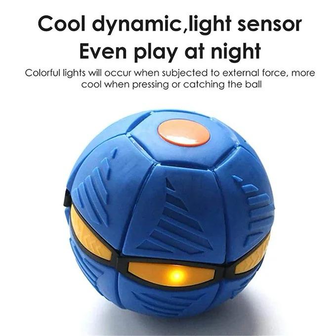 Flying Flat Disc Ball With LED Lights