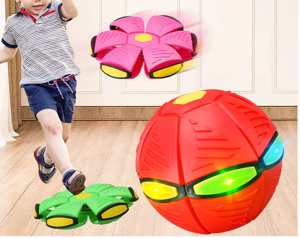 Flying Flat Disc Ball With LED Lights