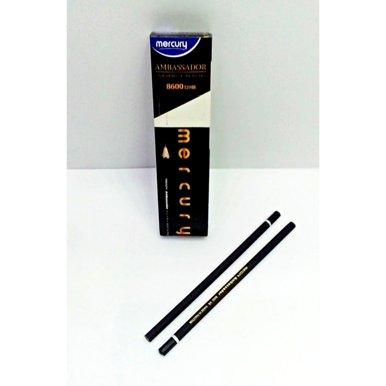 Mercury Ambassador-8610 Black Lead Pencil (Box of 12 Pencils)cheap rate ...