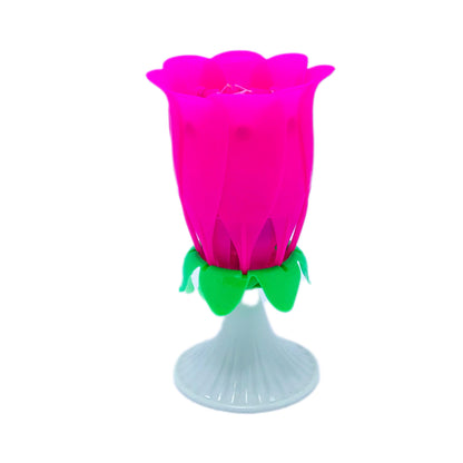 Flower candle