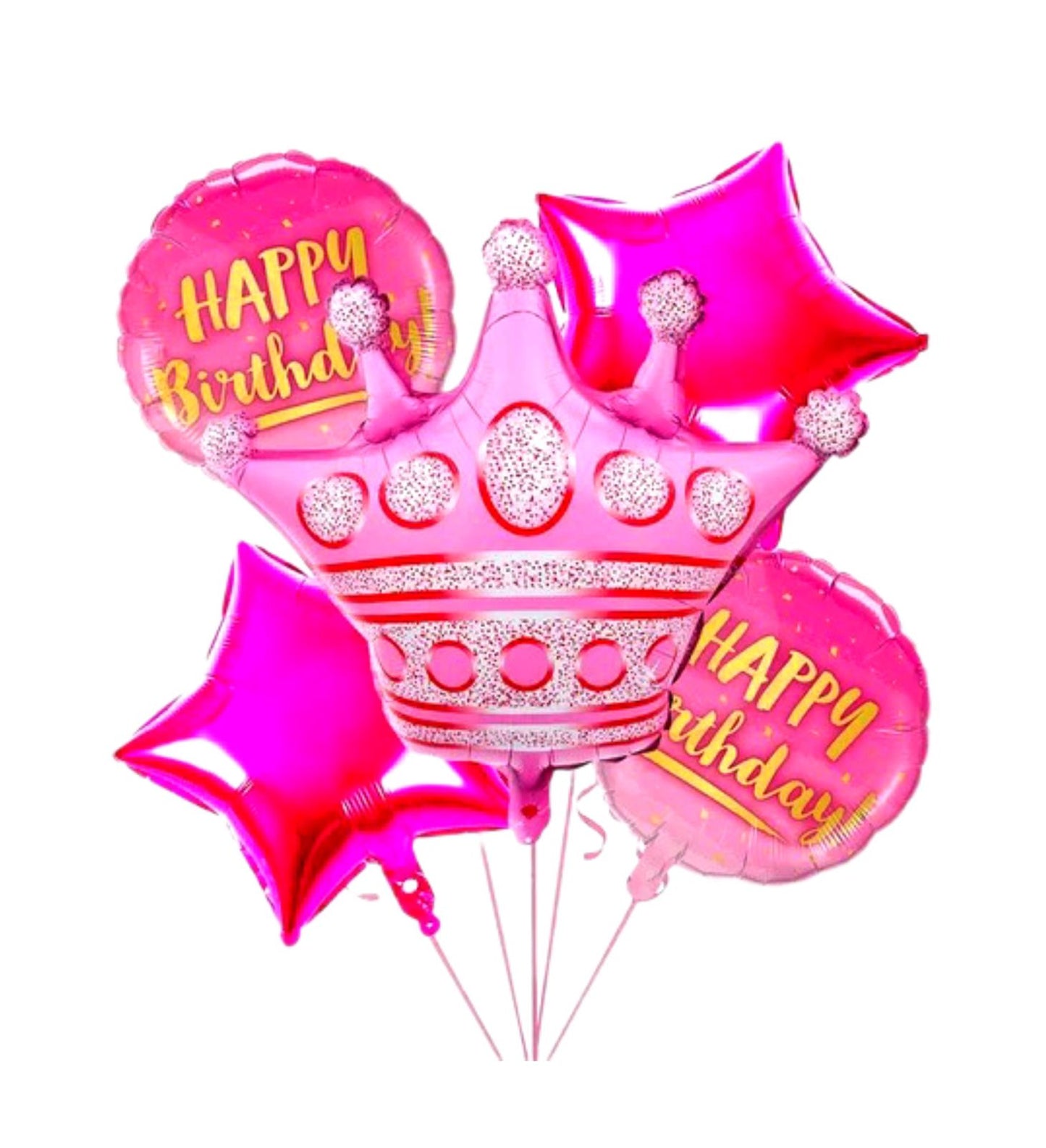 Foil baloon theeme 5 pice set