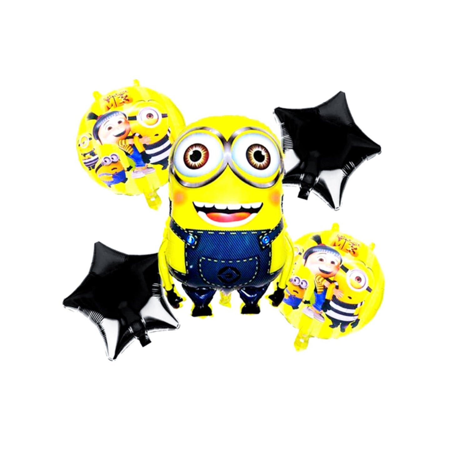 Foil baloon theeme 5 pice set Minion