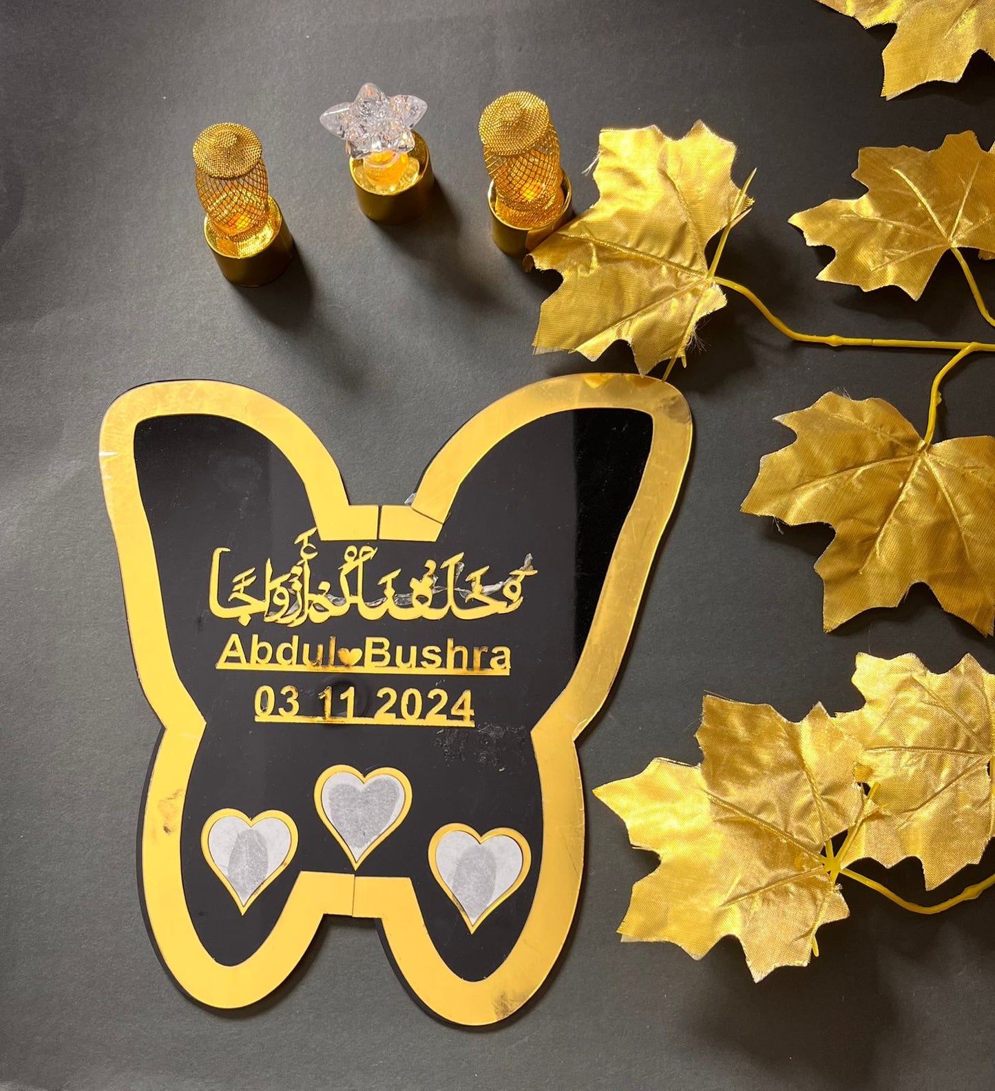 Nikkah Thumb Board(BUTTERFLY)