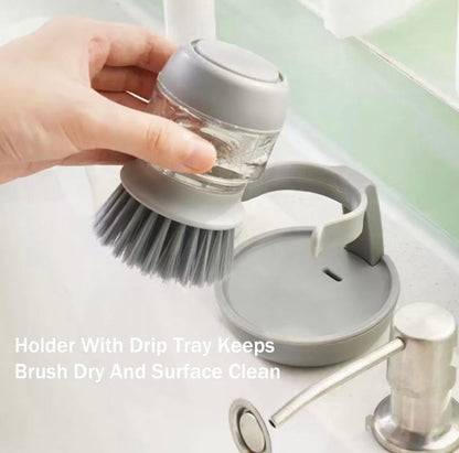 Soap Dispensing Brush