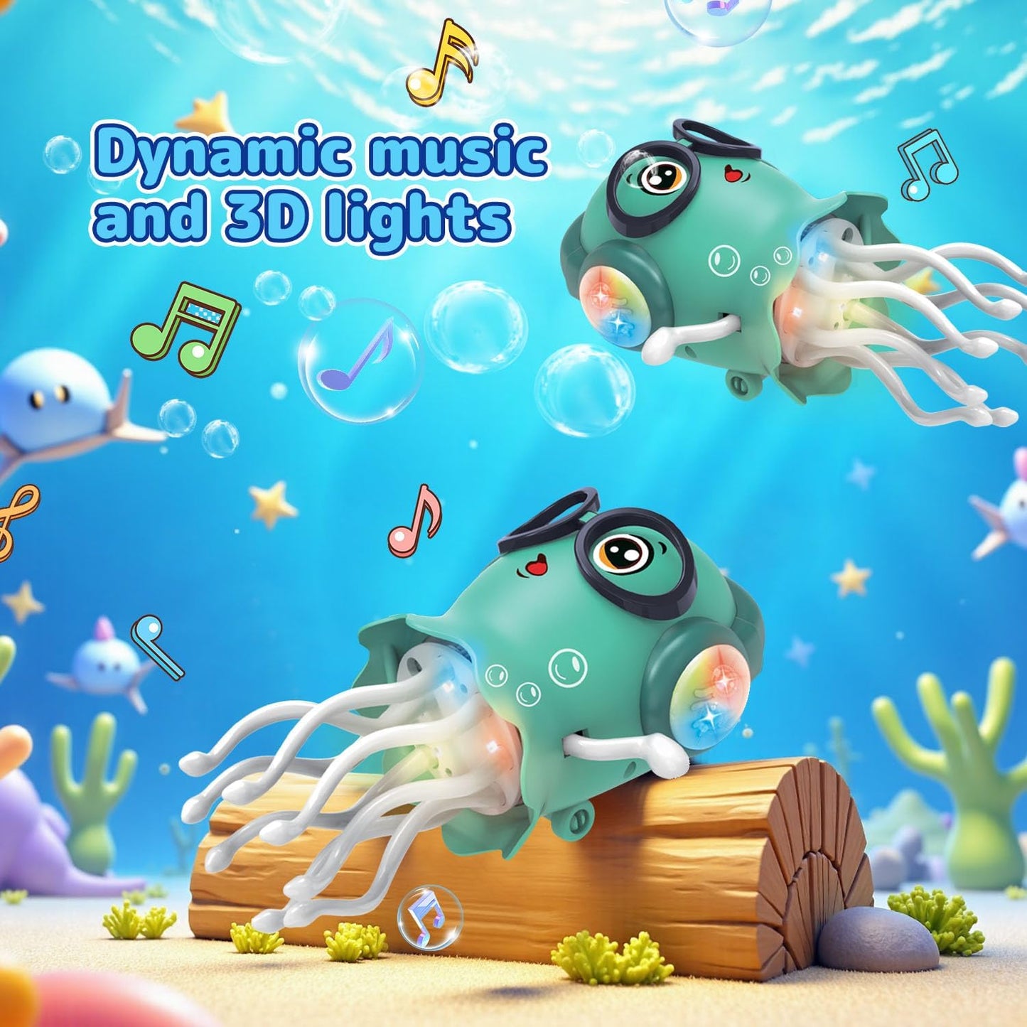 Magical Dancing Jelly Fish With Music & Lights