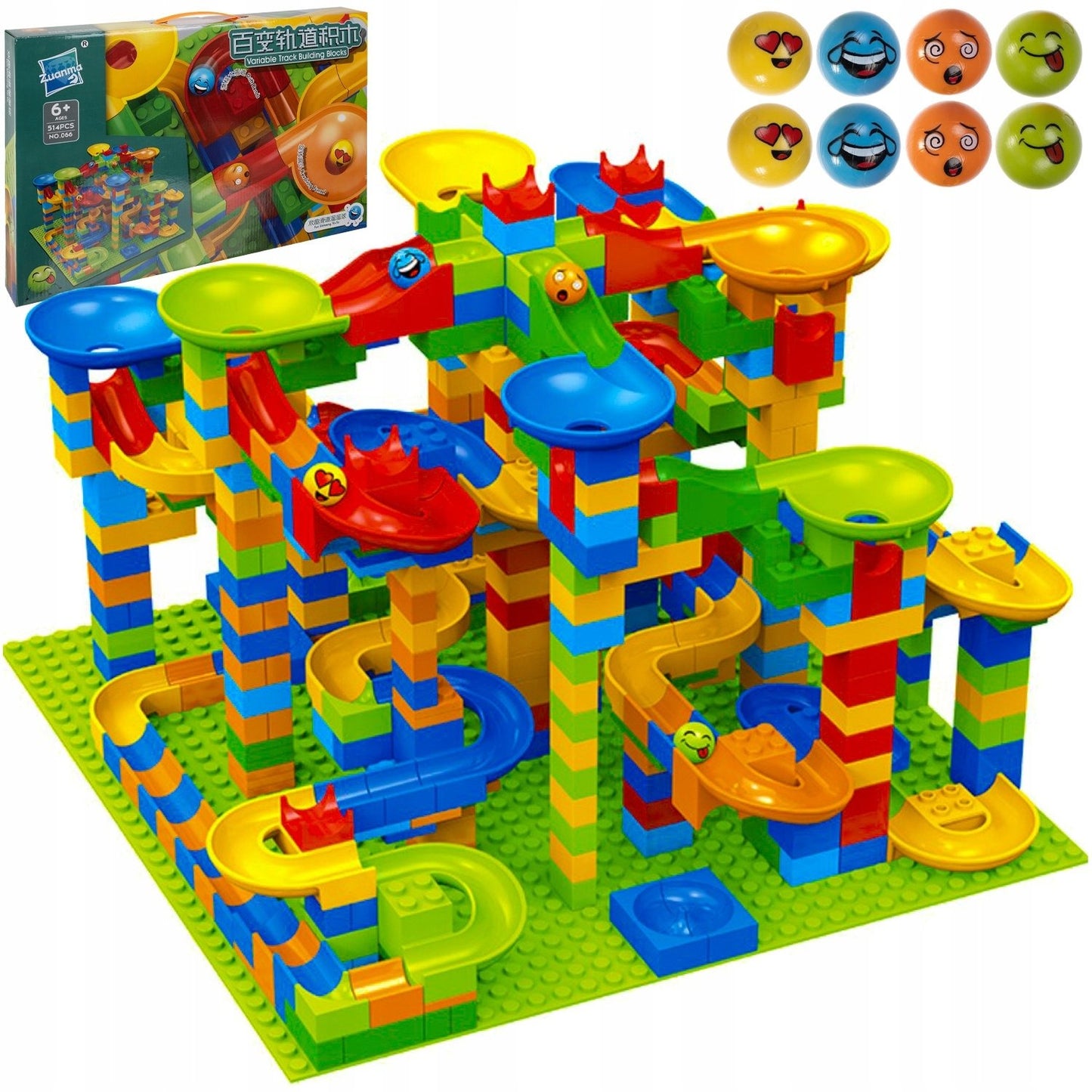 Marble Run Building Blocks Set