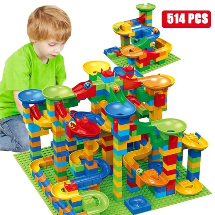 Marble Run Building Blocks Set