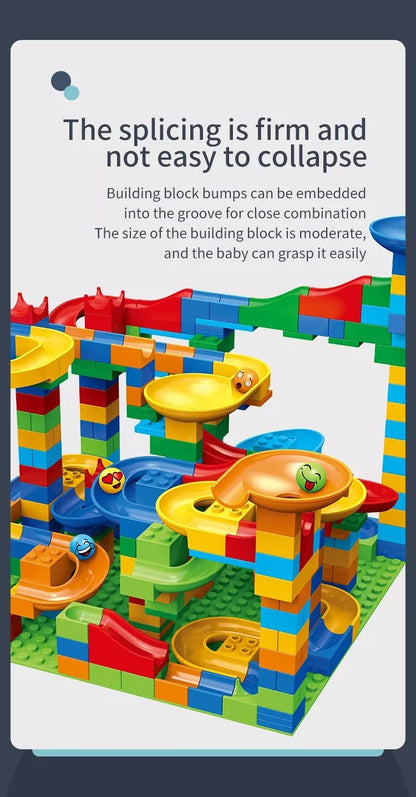 Marble Run Building Blocks Set