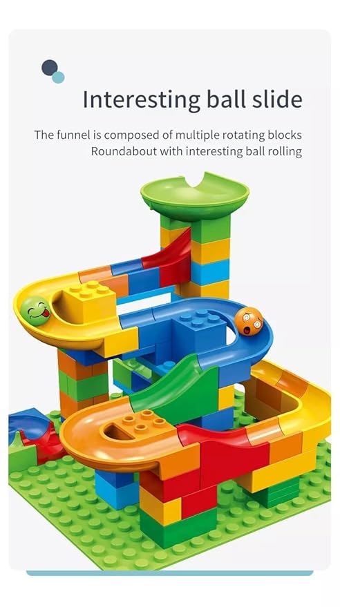 Marble Run Building Blocks Set