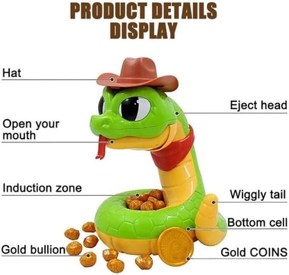 Electric Snake Toy Fun Family Game Scary Rattle for GOLD PIECE